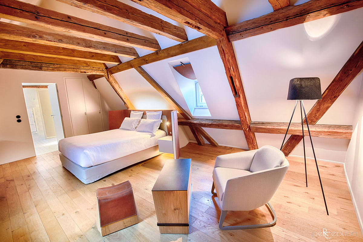 Renaud Couderc peRCeption atelier photo - illustration photographie hotel de luxe 4 étoile - chambre double - Strasbourg Alsace