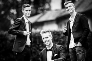 Mariage - Groupe - Le marié et ses témoins