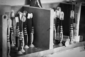 Mariage-Session d'engagement - noir et blanc