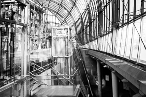 Mariage-Session d'engagement - noir et blanc